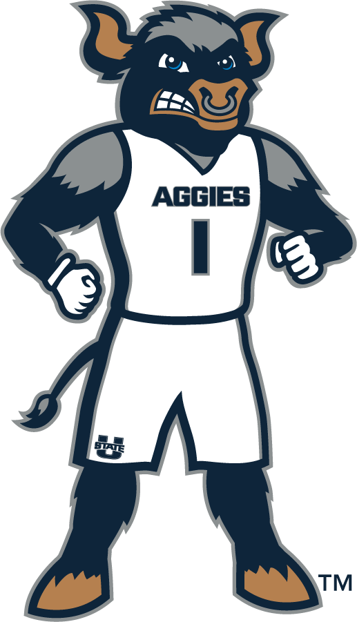 Utah State Aggies 2019-Pres Mascot Logo v2 diy iron on heat transfer